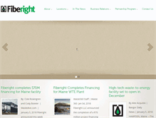 Tablet Screenshot of fiberight.com
